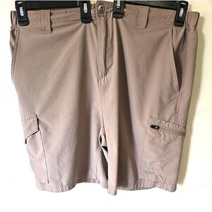 Gerry Cargo Shorts Men's Size 40 Beige  Stretch Outdoor Hiking Fishiing Light